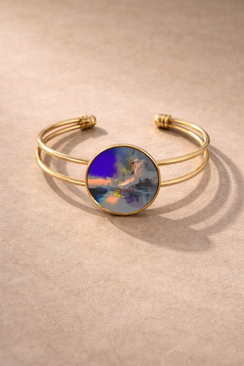 The Pure Blue of The Heaven Eva Open Bracelet